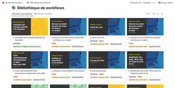 workflows marketing automation