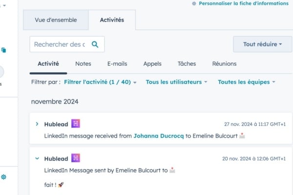 hubspot-hublead-synchronisation-messages-fiche-contact