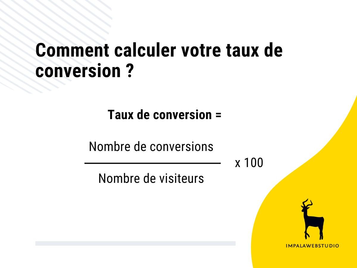calculer taux de conversion