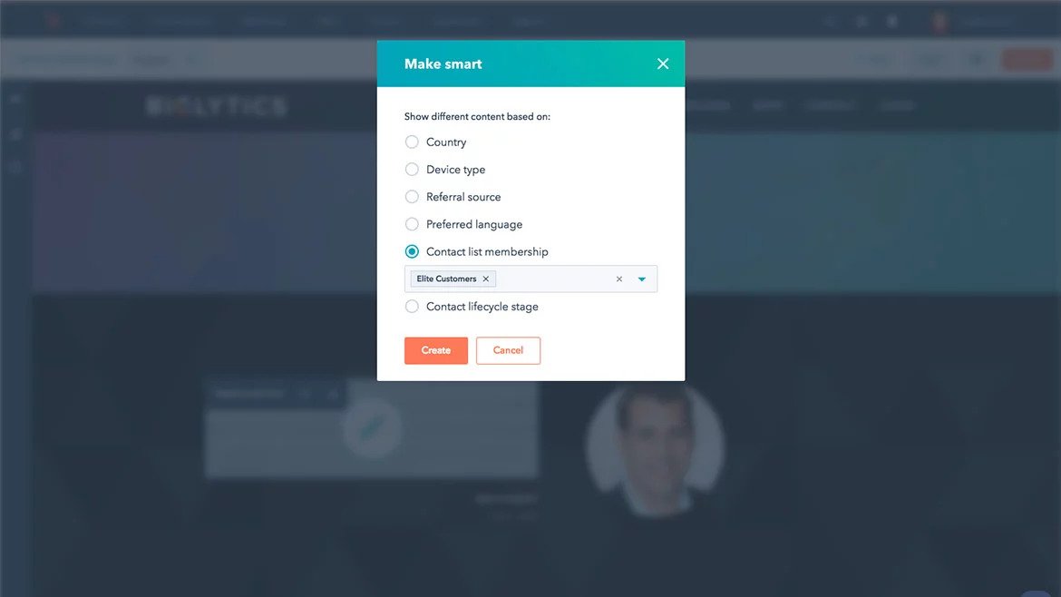 Hubspot CMS - Smart Content
