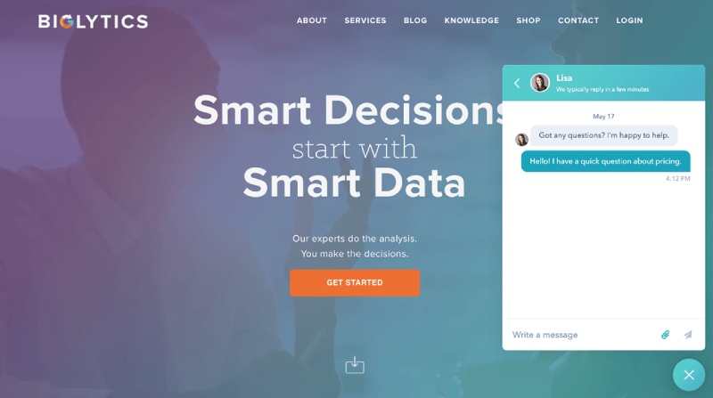 Présentation du Chatbot disponible dans HubSpot CMS