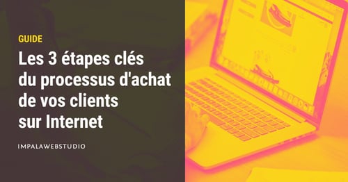 Les 3 étapes clés du processus d'achat de vos clients sur Internet